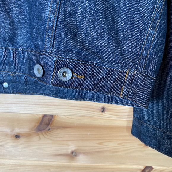 042 Kickers Vintage Blue Trucker Denim Jacket - Size L - Picture 7 of 10